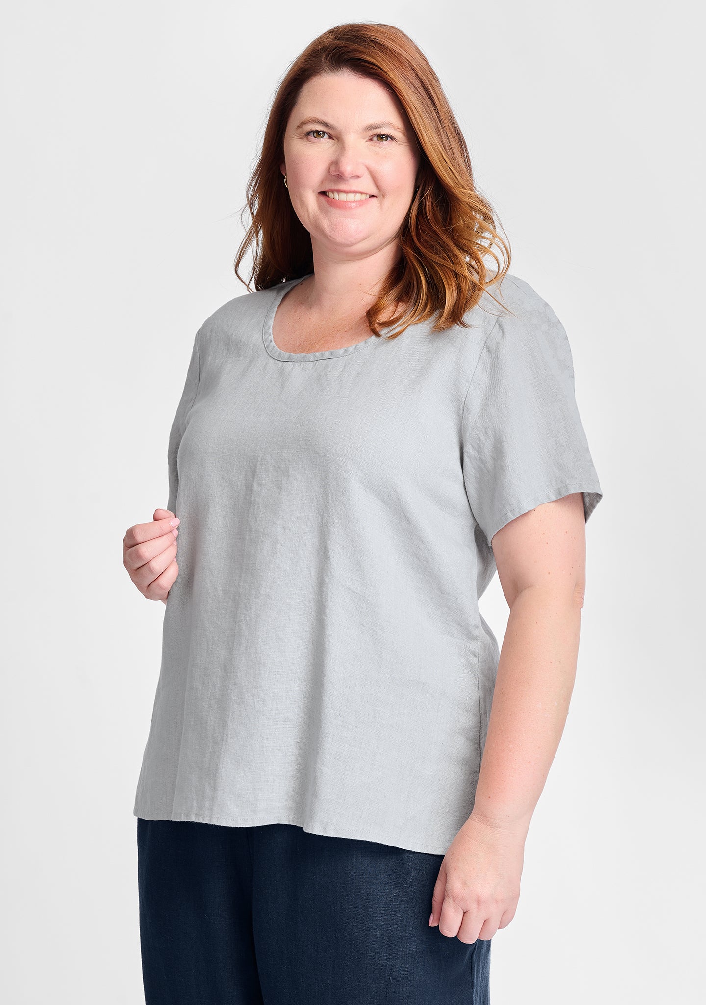 Premium Linen T-Shirt for Men & Women - Soft Breathable Cotton Blend Tee - Casual Summer Essential for Travel & Everyday Wear