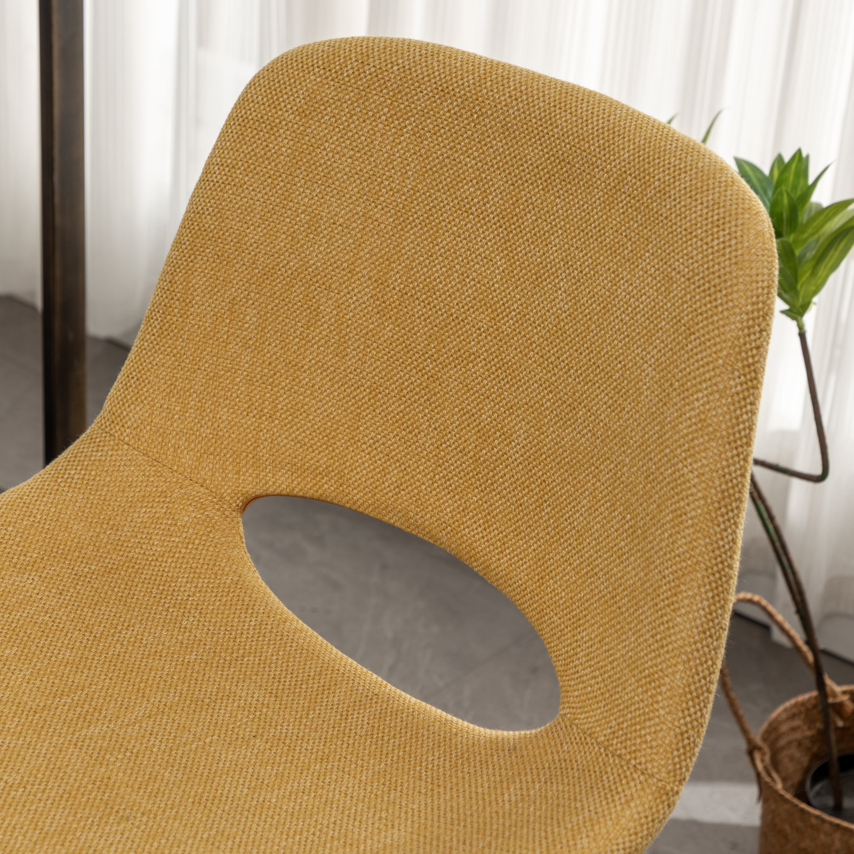 Roundhill Furniture Porth Fabric Kitchen Barstools 28.25