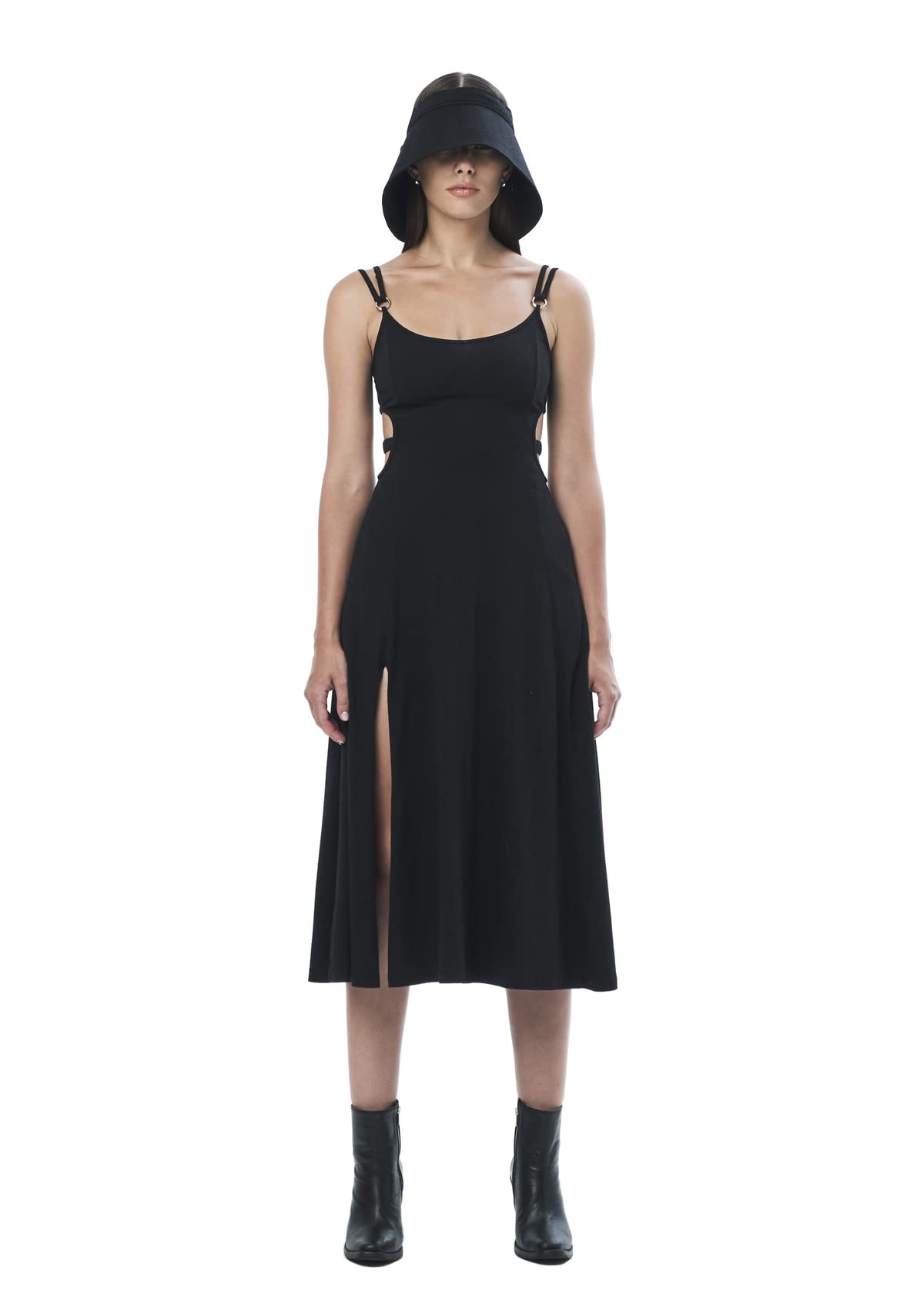 Jonny Cota Studio The Cutout Dress - Women's Fashion Bodycon Mini Dress for Night Out, Party & Date Night | Sexy Sleeveless Cocktail Dress with Unique Cutout Design
