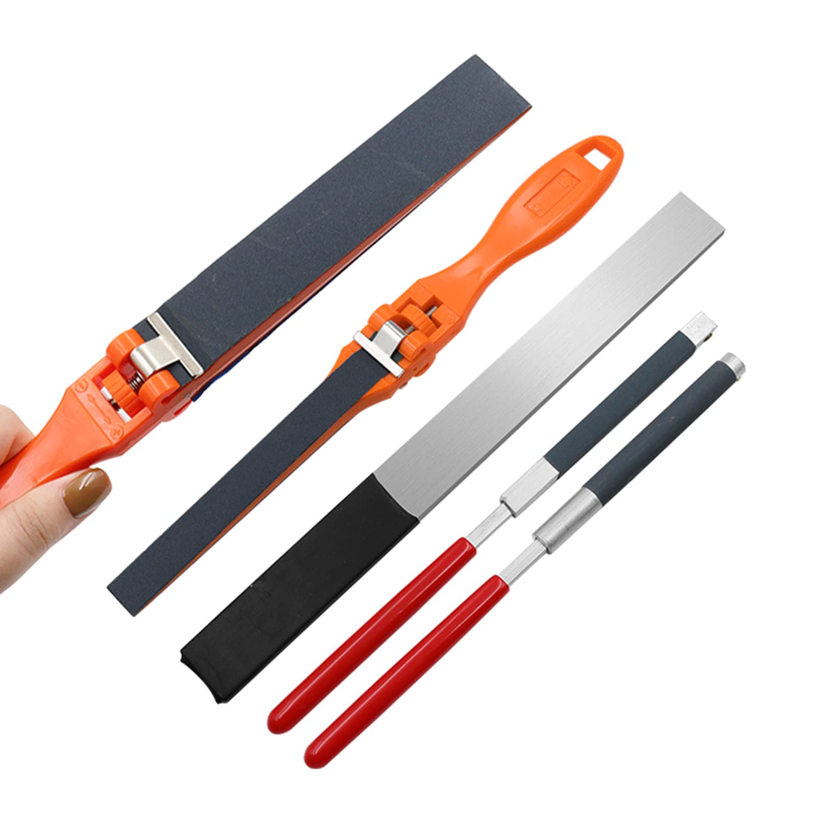 Durable Sandpaper Stick Holder - Polished Rod for Model Making, Jewelry Tools, Grinding & Polishing - Red Round Clip Stick Supplies - Perfect for DIY Crafts, Woodworking & Metalworking Projects
