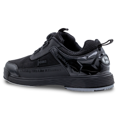 Hammer Night Power Diesel Right Hand Bowling Shoes - High Performance for Competitive Bowlers - Perfect for League Play and Tournaments