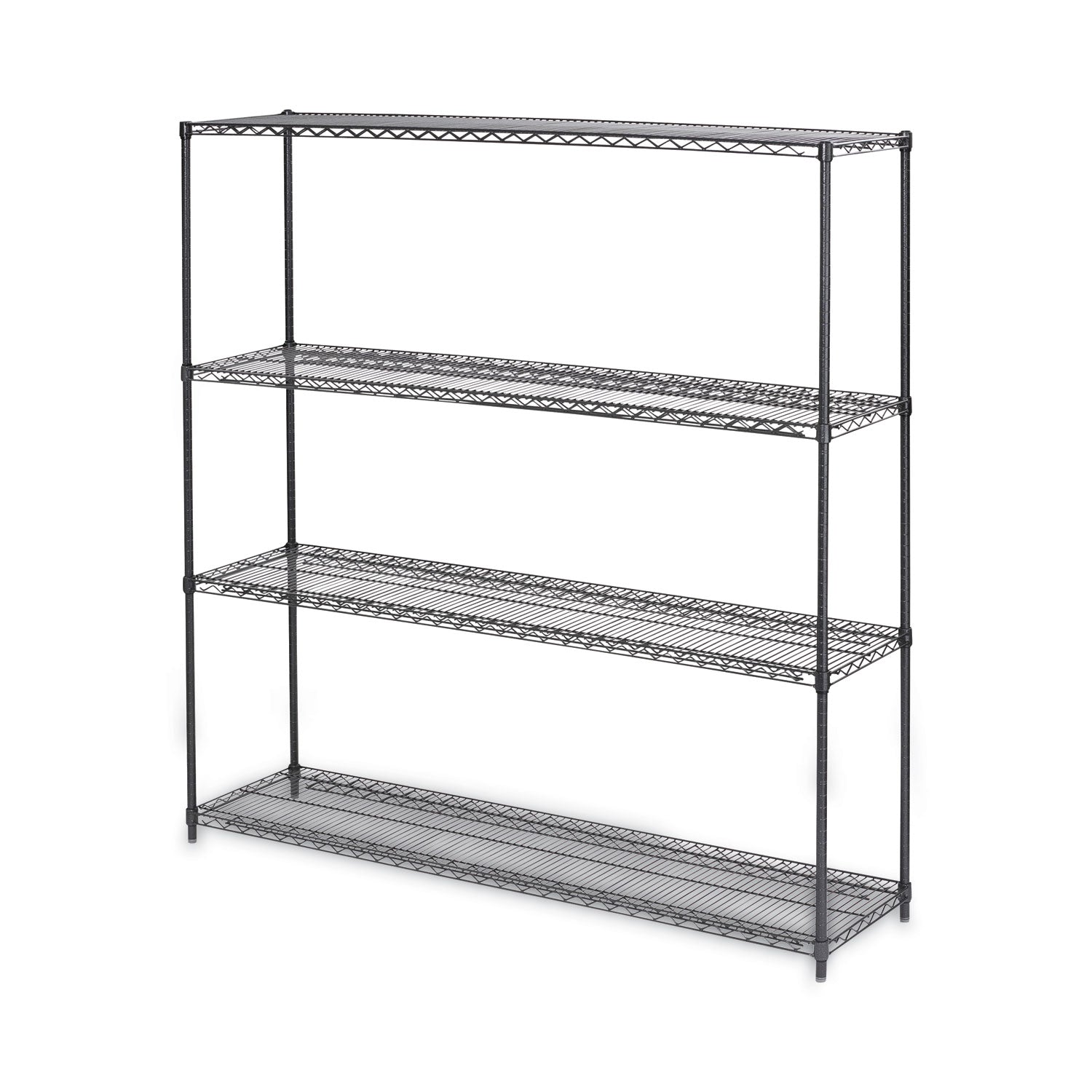 Alera® BA Plus 4-Tier Wire Shelving Kit - 72