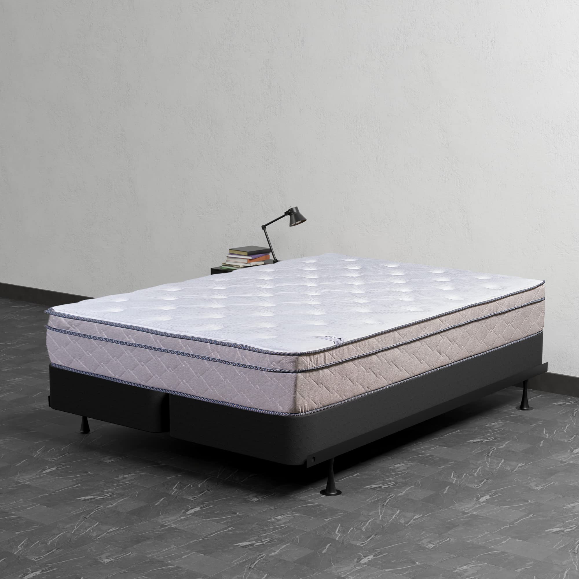 Mayton Twin 12 Inch Ultra Plush Hybrid Mattress - Cooling EuroTop & Pressure Relieving Pocket Coil with 4