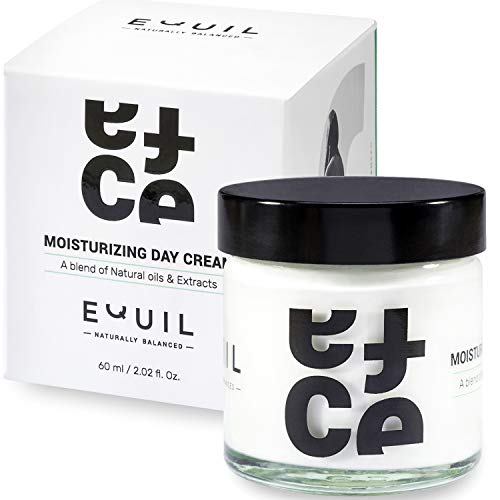 Equil Cosmetics Natural Moisturizing Day Cream with Dead Sea Minerals, Vitamin E & Avocado Oil - Vegan Silky Smooth Face Moisturizer & Makeup Primer - 1.7oz - Perfect for Daily Hydration & Flawless Makeup Application