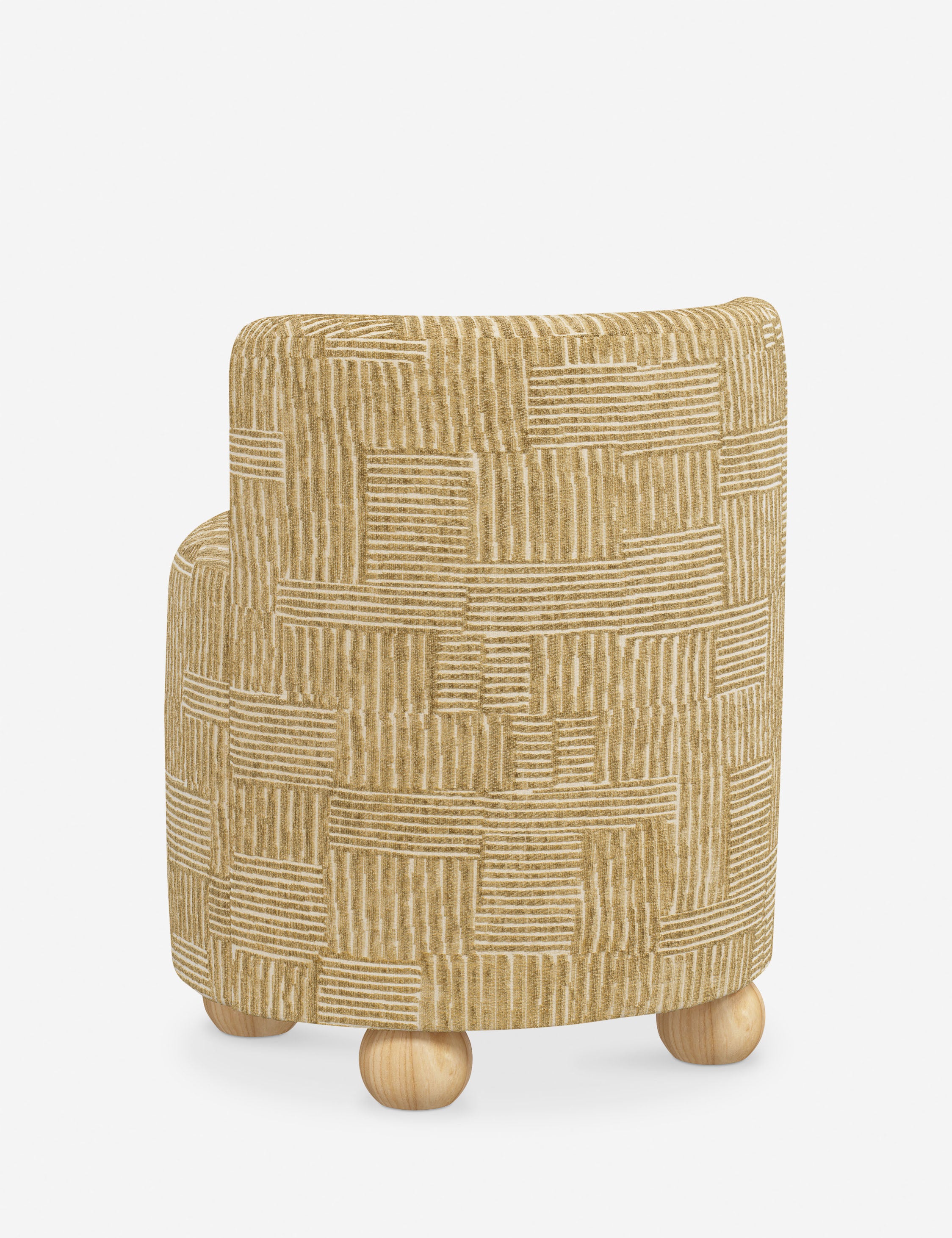 Fernsby Modern Accent Chair - Mid Century Style Upholstered Lounge Chair for Living Room, Bedroom & Office - Comfortable Fabric Armchair with Wooden Legs - Perfect for Reading, Relaxing & Decorating