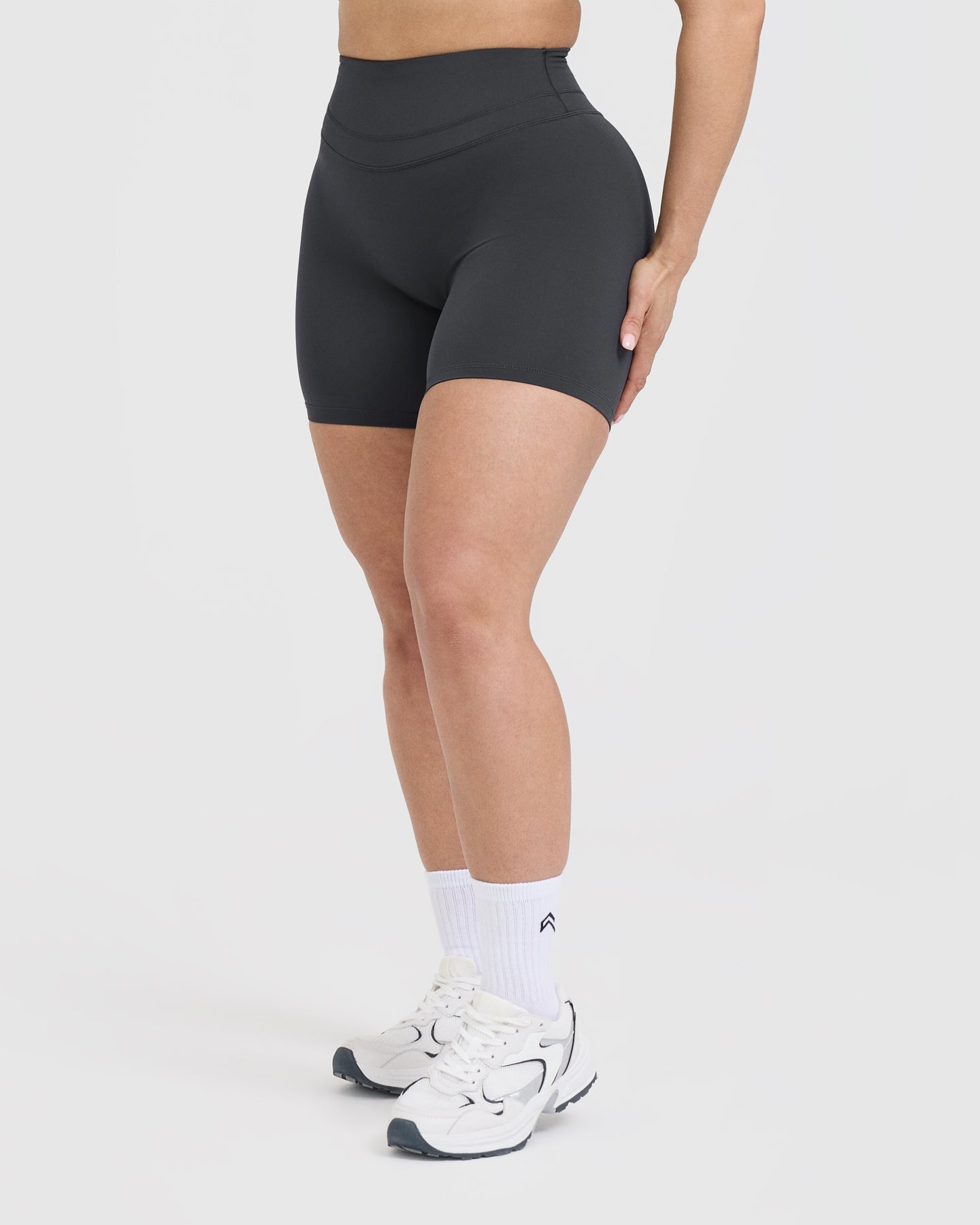 High Waisted Shorts for Women - 6-Pack Comfortable Stretch Cotton Shorts | Perfect for Yoga, Gym, and Summer Outfits