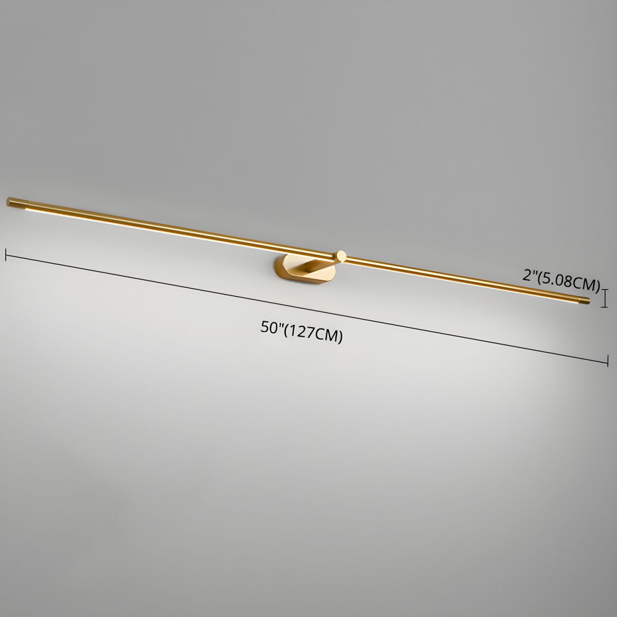 Minimalist Linear Wall Lamp - Modern LED Light Fixture for Bedroom, Living Room & Office - Sleek Design with Adjustable Brightness - Perfect for Ambient Lighting and Home Decor