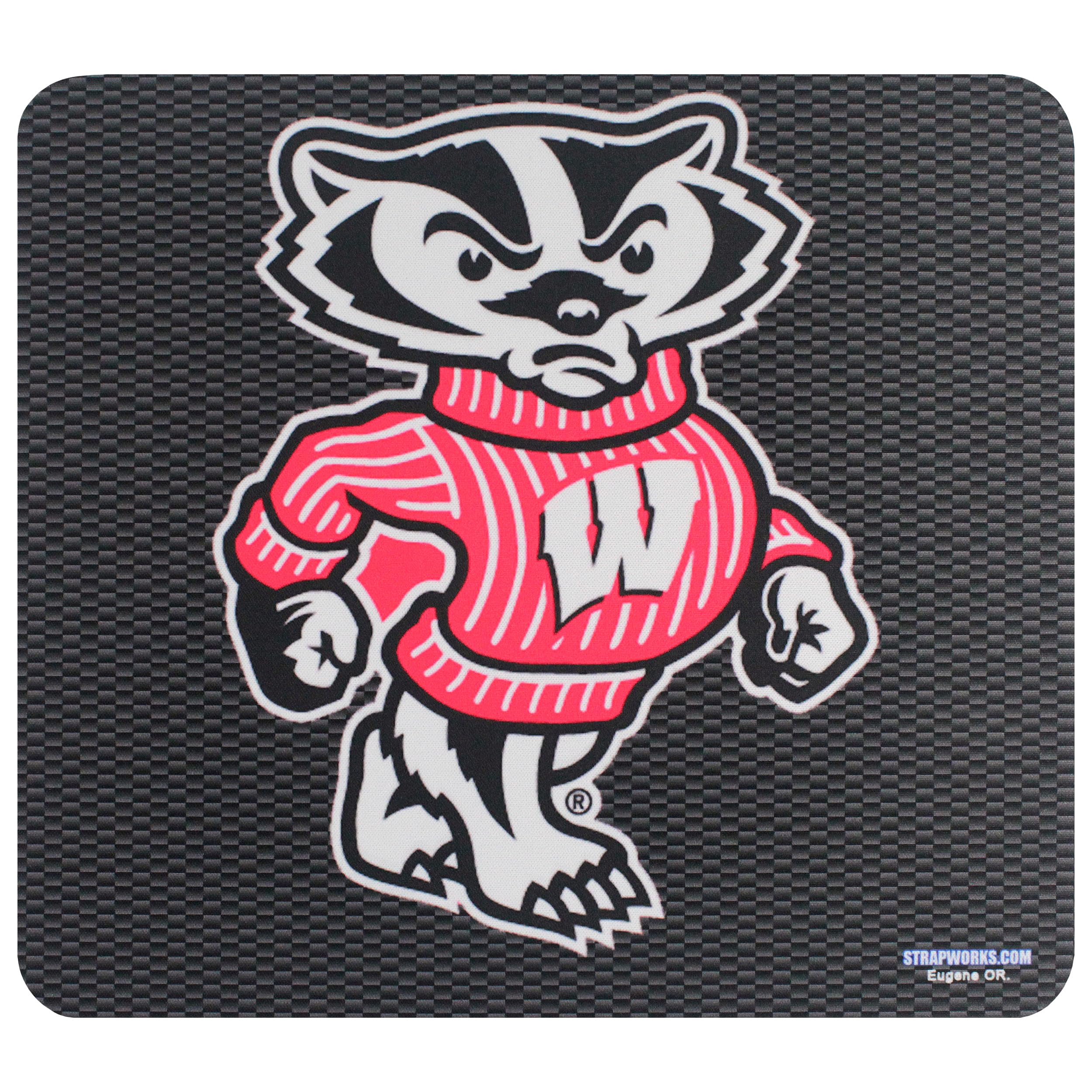 University of Wisconsin Madison Badgers Mouse Pad - Officially Licensed Collegiate Team Gear for Fans & Alumni - Perfect for Office, Gaming & Home Decor