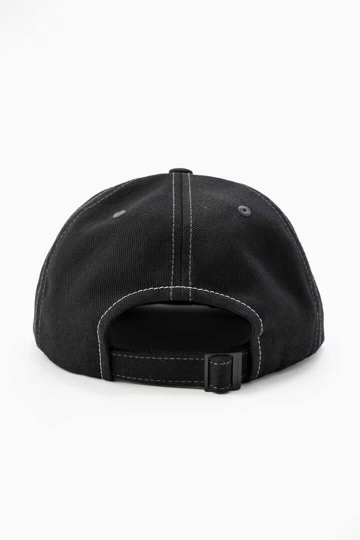 AND WANDER Cotton Twill Cap - Black | Stylish Outdoor Hat for Hiking, Camping & Travel