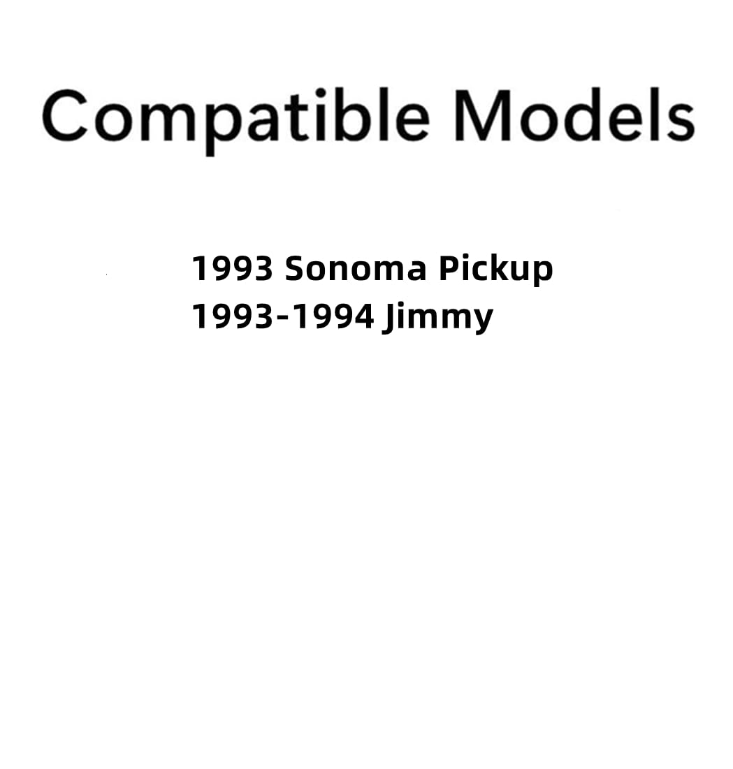 GMC Sonoma 1993 & Jimmy 1993-1994 Driver Side Front Door Window Glass Replacement - Perfect for Auto Glass Repair & DIY Installation