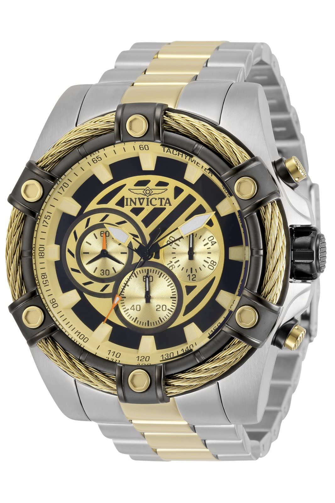 Invicta Men's Bolt 35136 Quartz Chronograph Watch with Stainless Steel Band - Perfect for Business, Casual Wear & Outdoor Activities