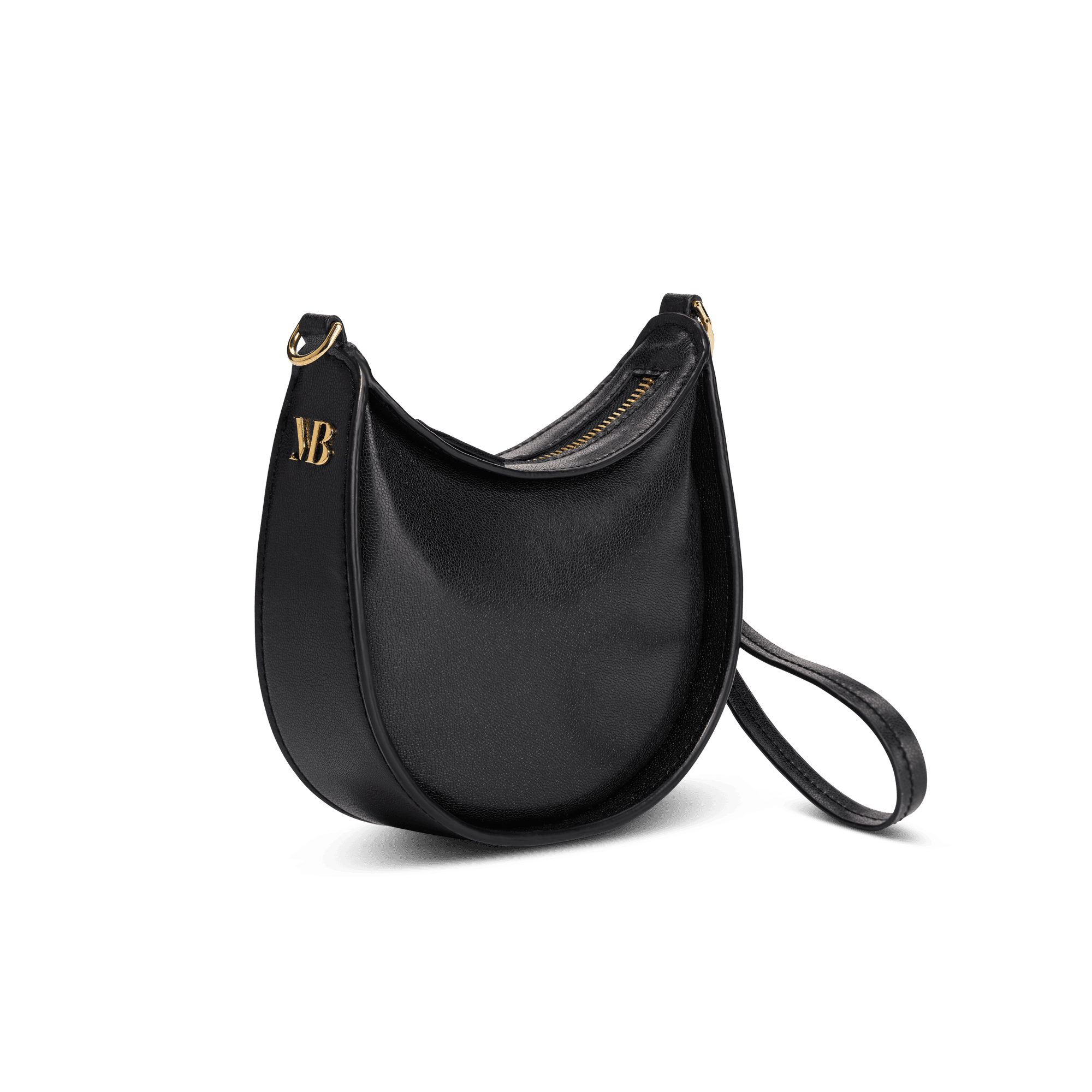 Vegan Leather Shoulder Bag for Women & Men | Kingston MIRUM® Black | Perfect for Work, Travel & Everyday Use