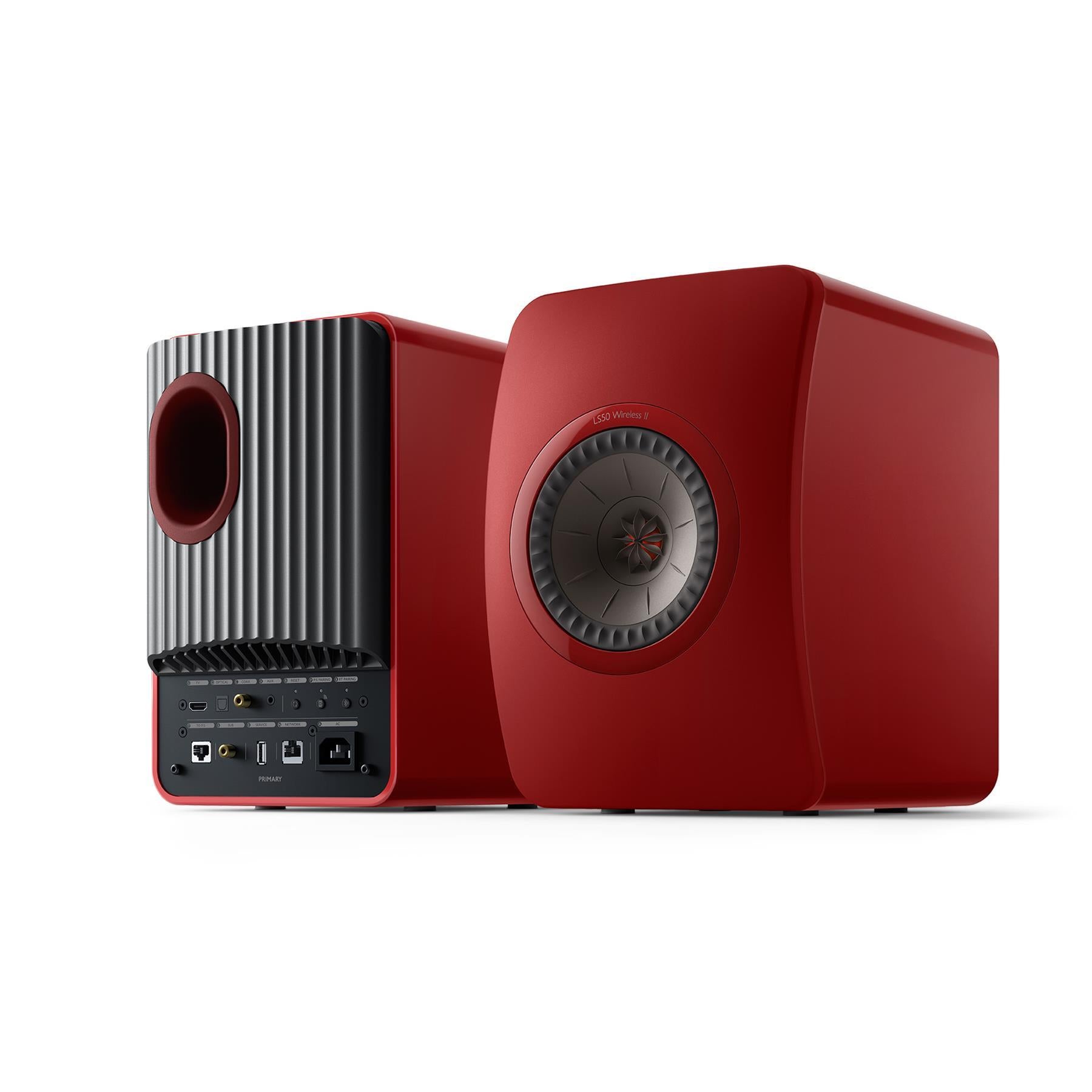 KEF LS50 Wireless II HiFi Powered Bookshelf Speakers - Premium Bluetooth & WiFi Streaming for Home Audio, Music & Movie Theater Systems - Perfect for Living Rooms, Studios & Home Theaters