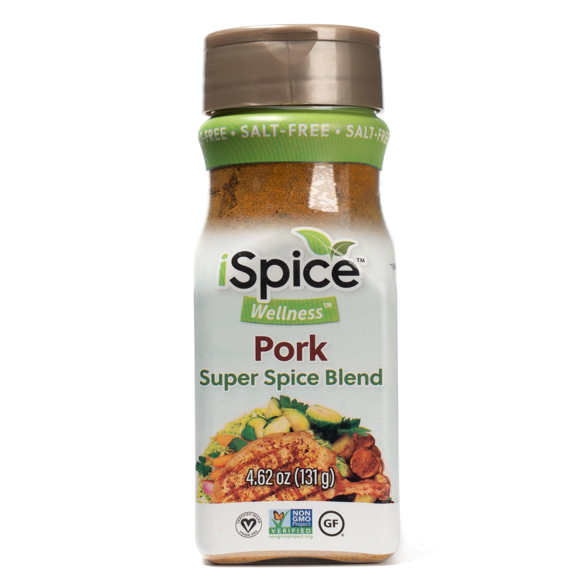 iSpice - 100% Pure Wellness Pork Seasoning | Salt-Free, Sugar-Free, Fat-Free Super Spice Blend | All Natural & Ready to Use | Perfect for Grilling, Roasting, and Slow Cooking Pork Dishes