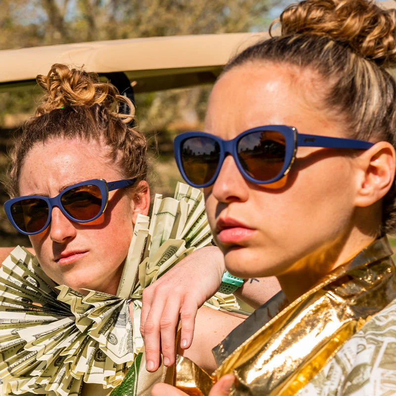 Goodr Mind the Wage Gap Wedge Sunglasses - Polarized UV Protection for Running, Cycling & Outdoor Activities