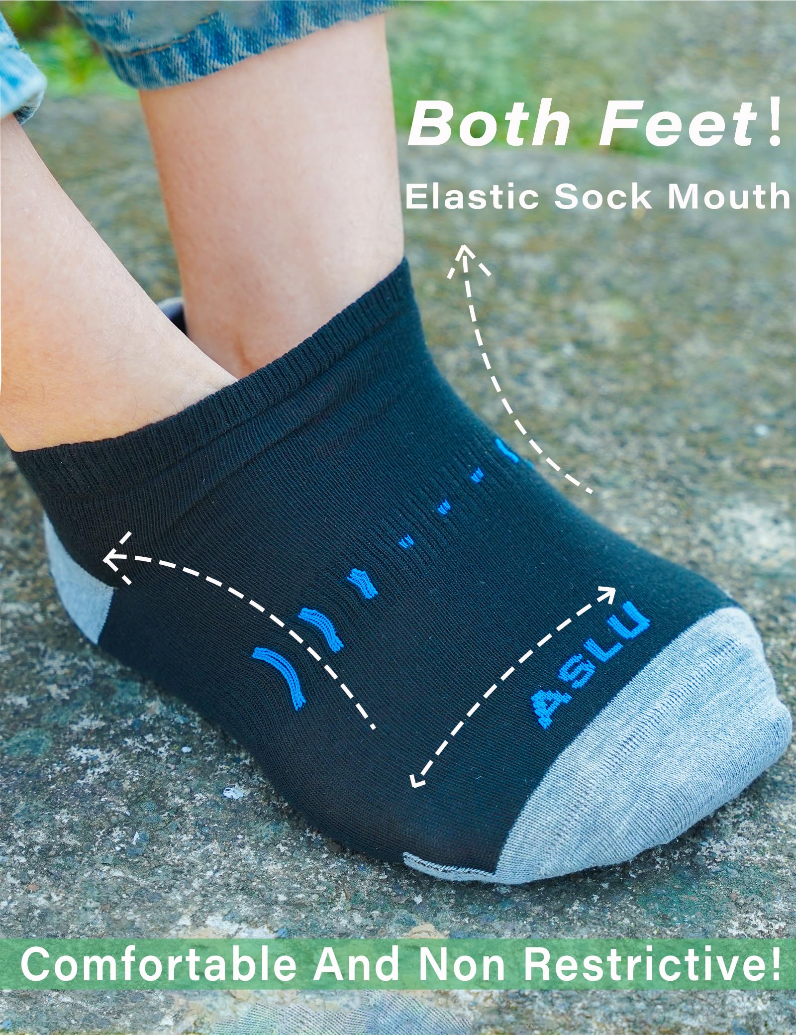 6/12 Pairs Seamless Athletic Ankle Socks for Men & Women - Arch Support, Quick-Dry, Breathable & Comfortable - Perfect for Running, Gym, Yoga & Everyday Wear