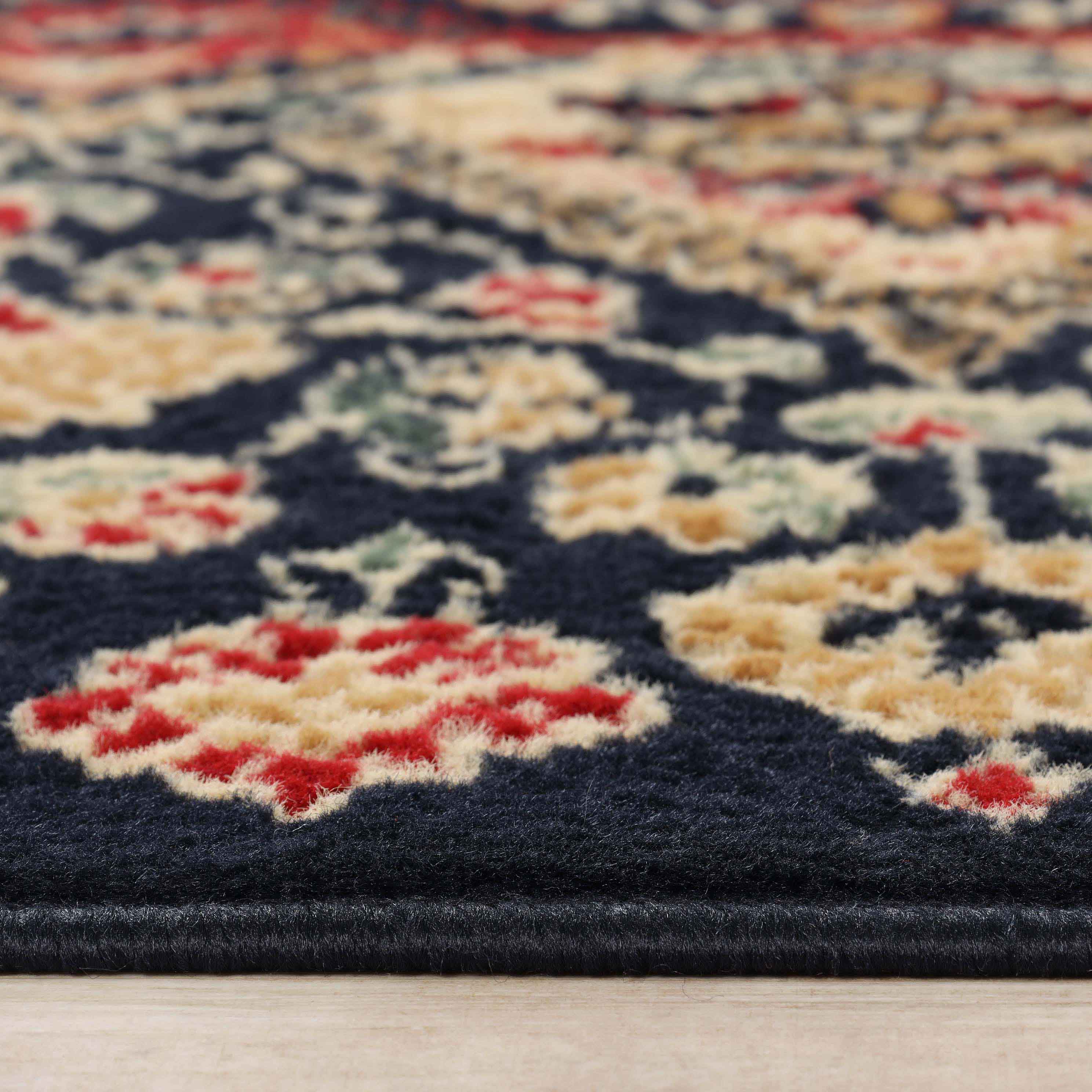 Adorable Abstract Floral Indoor Area Rug - Soft Non-Slip Living Room Carpet for Bedroom, Nursery & Home Decor | Boho Chic Design