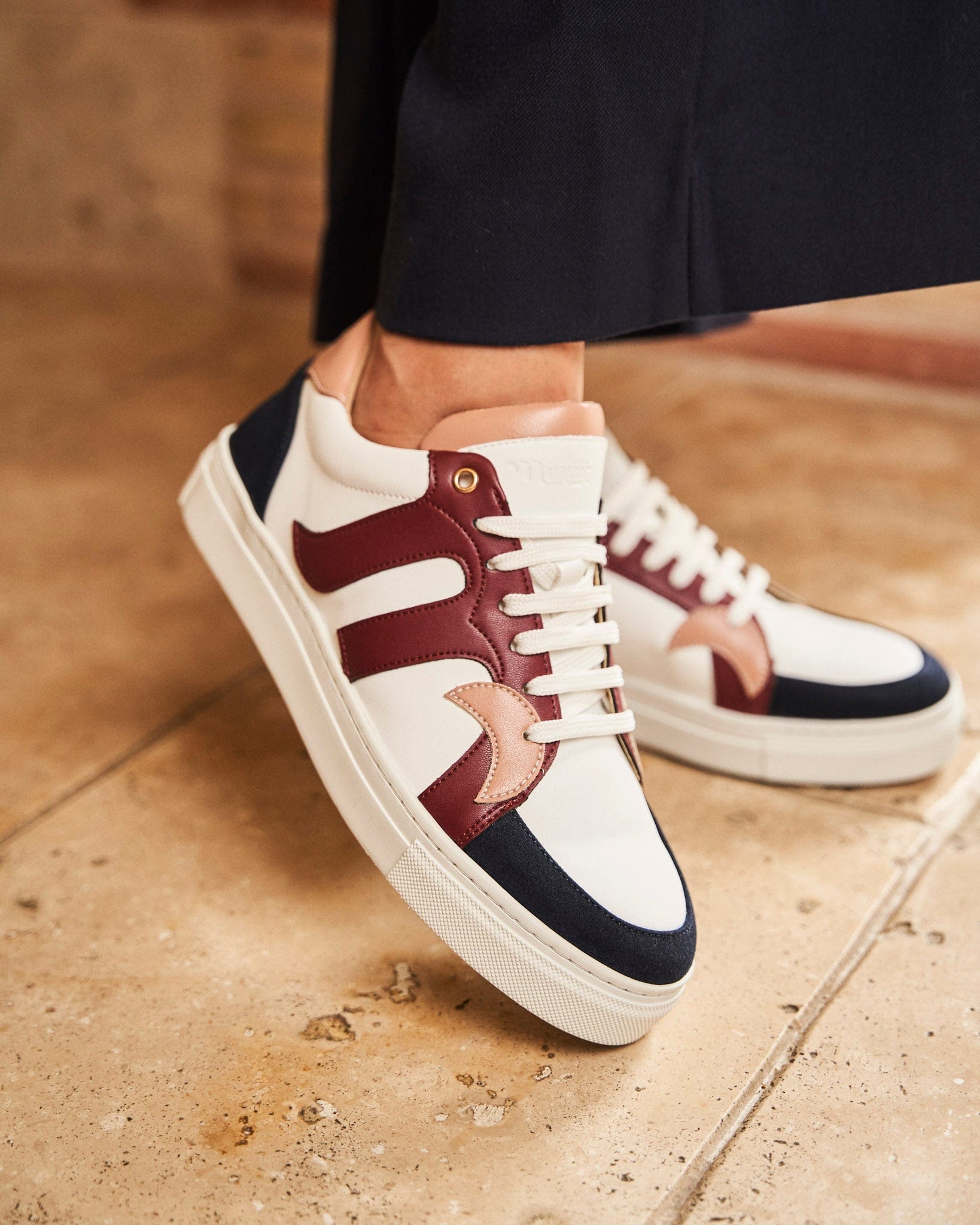 Vegan Grain Leather Sneakers for Women & Men | Eco-Friendly Winter Casual Shoes | Comfortable & Stylish for Walking, Travel & Everyday Wear