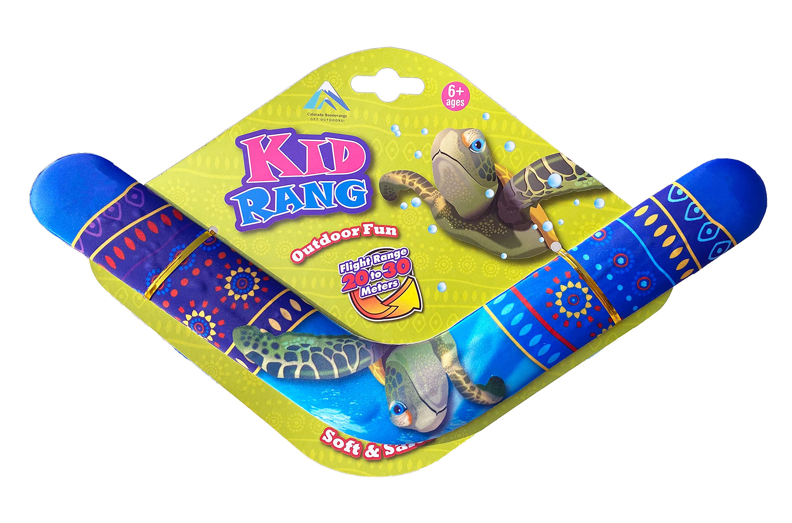 Kid Rang Turtle Boomerang - Safe & Fun Flying Toy for Kids & Teens | Outdoor Play, Backyard Games, Park Activities, Birthday Gifts