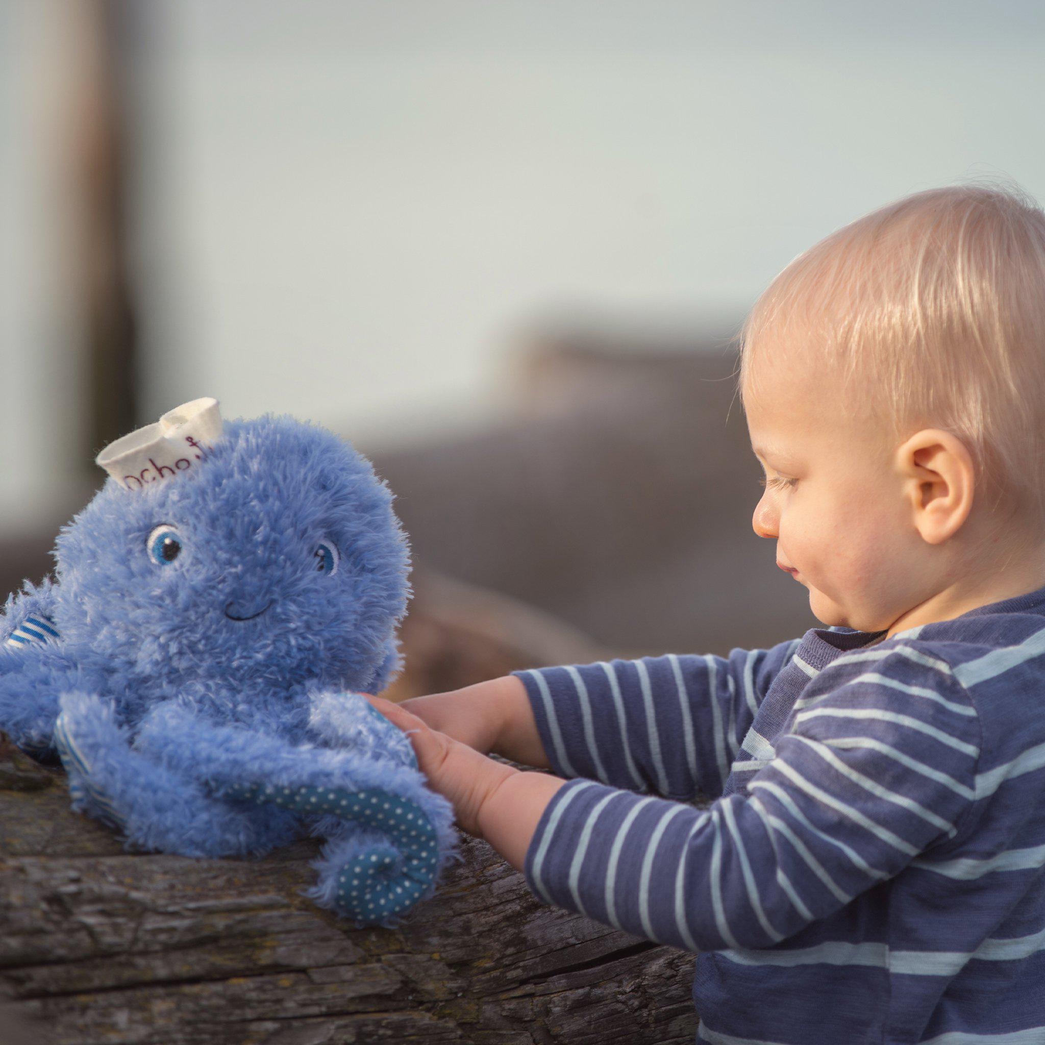 Ocho the Octopus - Soft Plush Stuffed Animal Toy for Kids & Toddlers | Cute & Cuddly Ocean Creature Gift for Birthdays & Nursery Decor