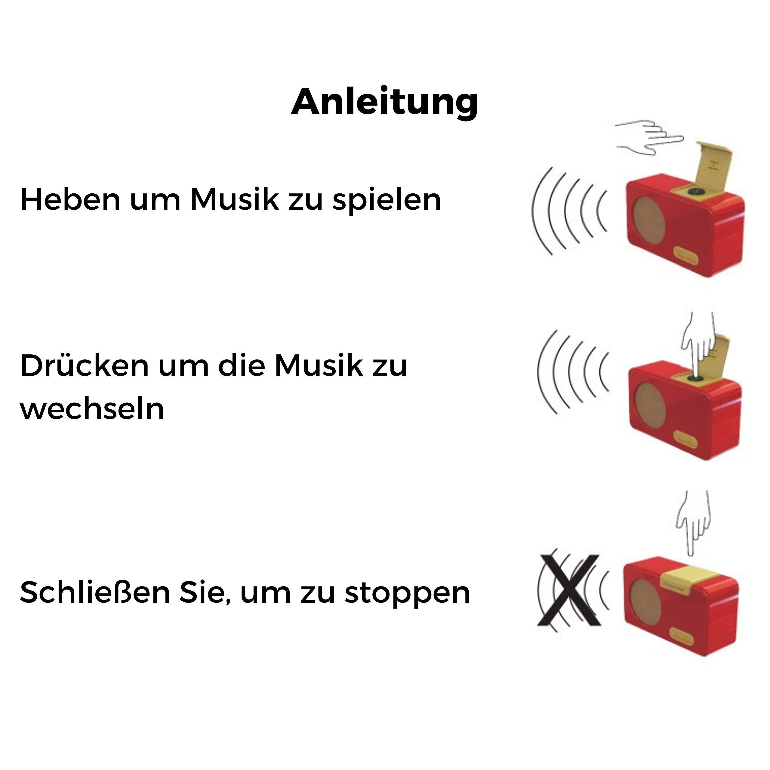 OER Easy-to-Use Music Player for Dementia & Alzheimer Patients - Senior-Friendly Radio with Simple Controls, Dementia Aid & Thoughtful Gift for Elderly Care (Perfect for Nursing Homes, Memory Care & Home Use)