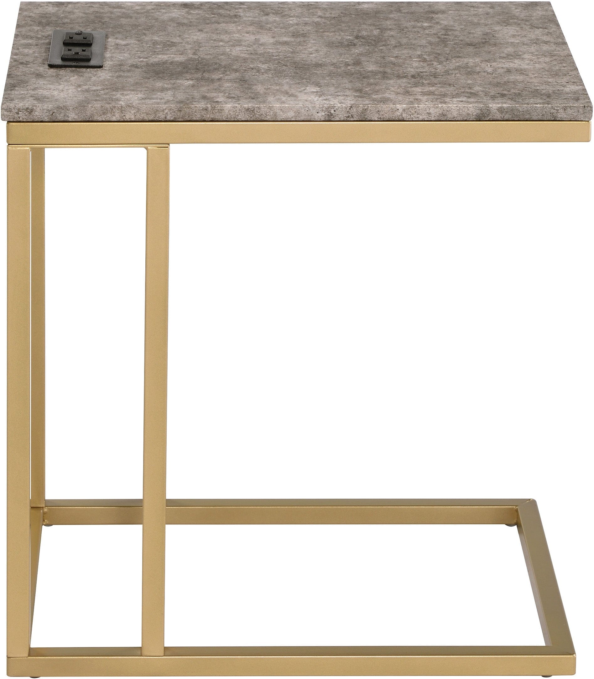 Office Star Norwich C Table - Adjustable Side Table for Office, Living Room & Bedroom - Compact & Durable Design for Laptops, Drinks & Books