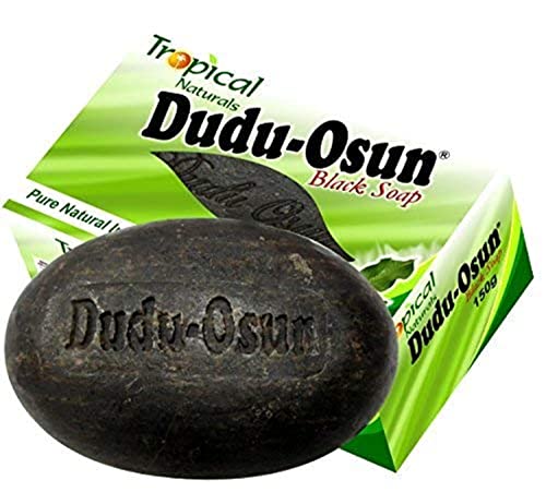 Dudu-Osun Herbal Black Soap - Organic African Cleansing Bar for Acne, Dark Spots & Glowing Skin | Face & Body Wash for All Skin Types | Perfect for Daily Skincare Routine & Spa Treatments