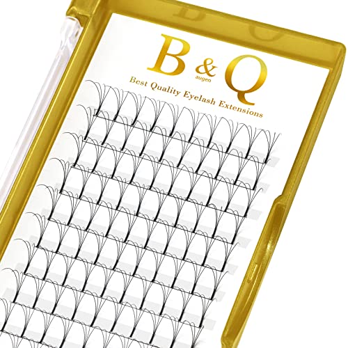 4D-D-0.10-9 Long Stem Premade Eyelash Extensions Fans - 0.07 & 0.10 Volume Lashes with C & D Curl for Professional Lash Artists | Perfect for Salon, Bridal, and Special Occasion Makeup