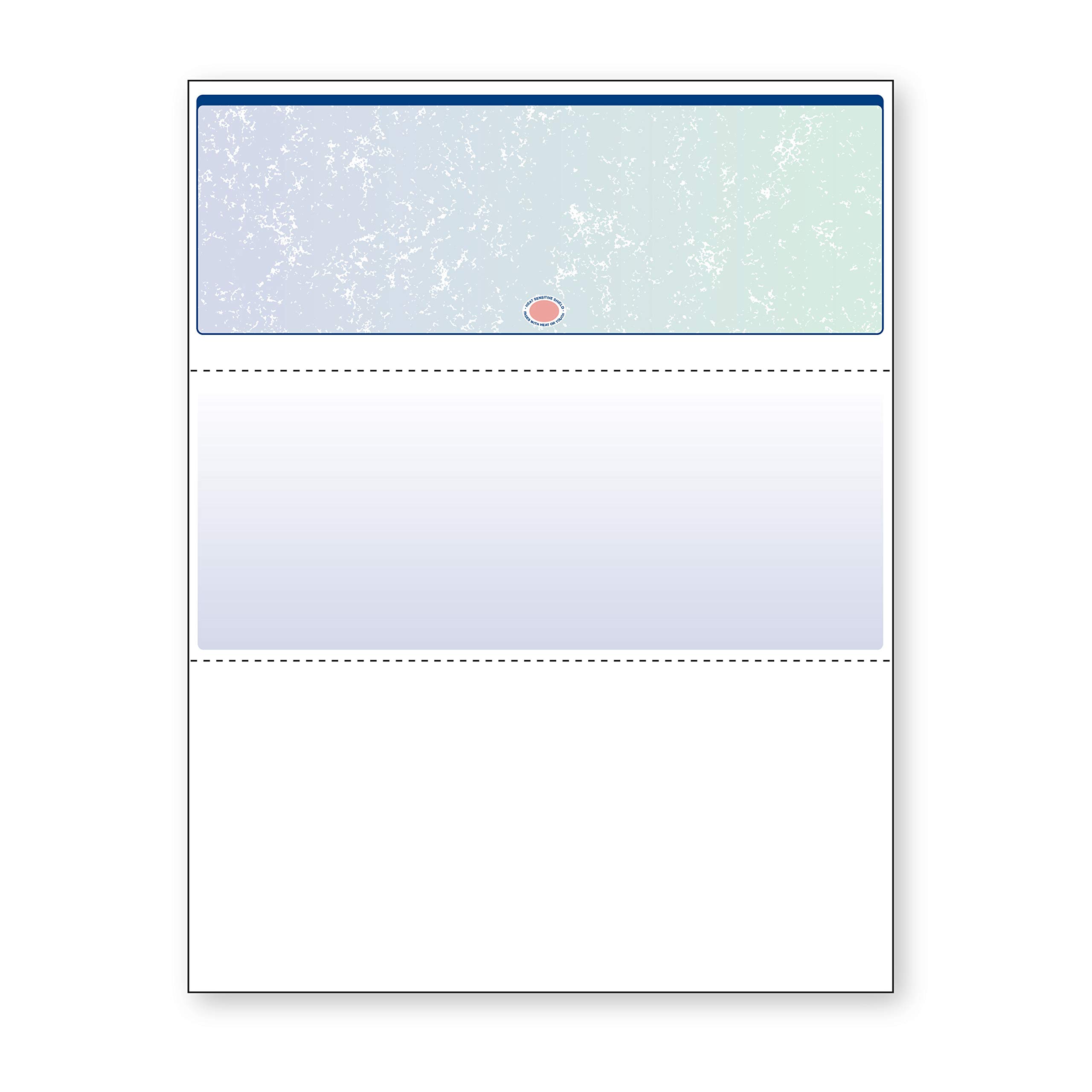 DocuGuard Blue/Green Premier Prismatic High Security Check Paper - 500 Blank Business Checks (04533) | QuickBooks & Laser/Inkjet Printer Compatible | 13 Advanced Security Features | Ideal for Small Business Accounting & Fraud Protection