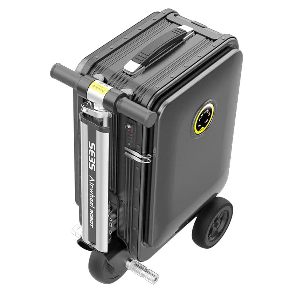 Airwheel SE3S Smart Electric Rideable Luggage Scooter with 2 Year Protection Pack - Portable Travel Companion for Airports, Hotels & City Commutes