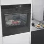 AEG 45cm CombiQuick Built-In Microwave Oven in Matte Black - Perfect for Modern Kitchens & Fast Cooking