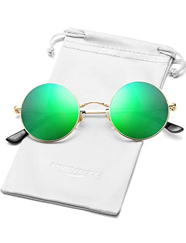 Gold/Green Mirrored
