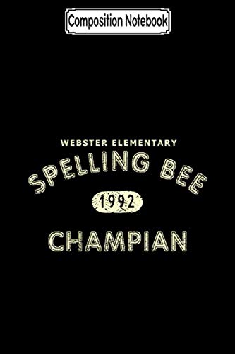 Composition Notebook - Lined Ruled Journal for Spelling Bee Champions | 6x9 Inches, 100 Pages | Perfect for School, Note Taking & Creative Writing