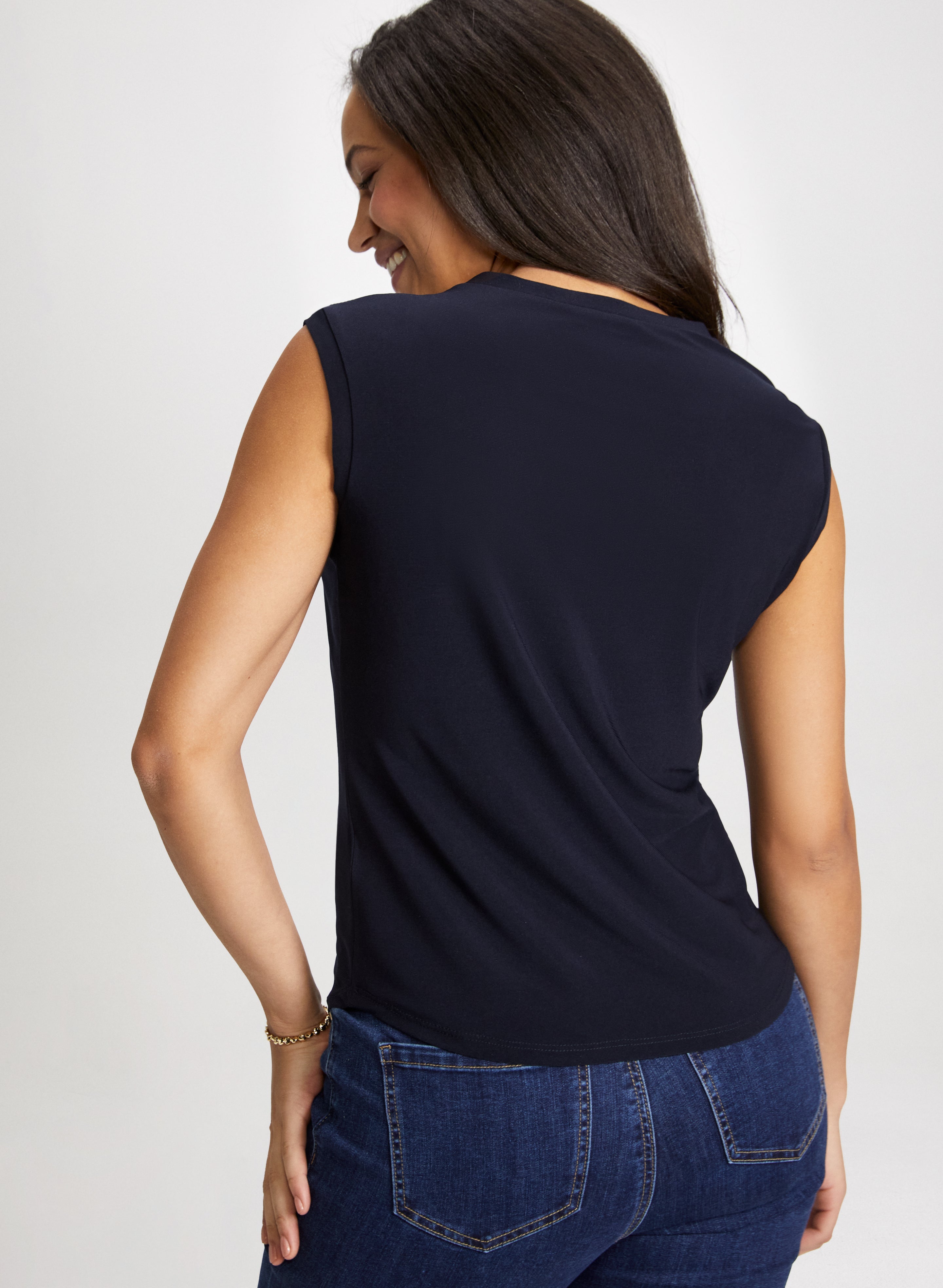 Stylish Button Detail Top for Women - Trendy Blouse with Unique Button Design - Perfect for Casual Outings, Office Wear & Date Nights