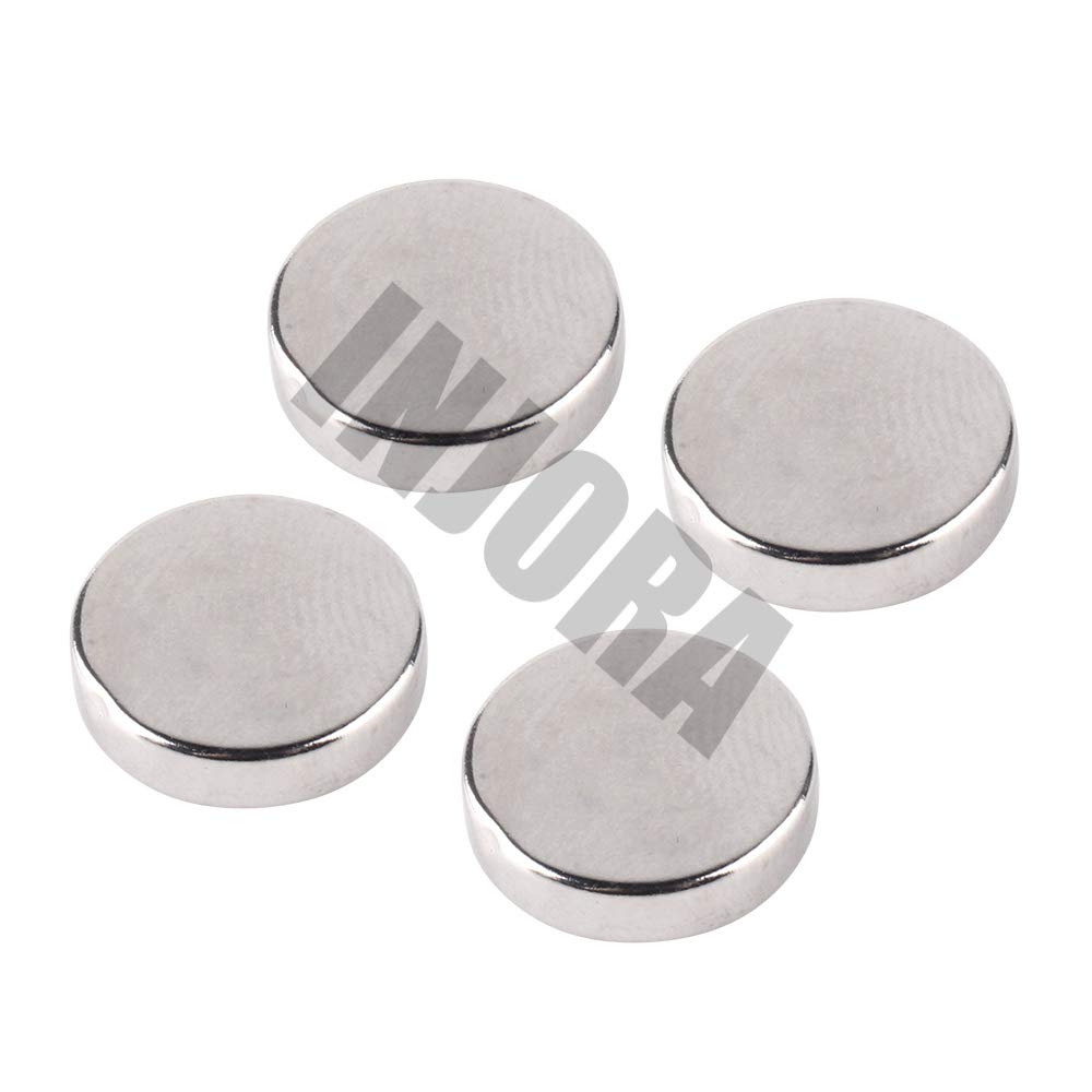 INJORA 4pcs Metal L-Shaped Body Mounts with Magnets for 1:10 RC Crawler Cars - Compatible with Axial SCX10 90046 D90 - Perfect for Off-Road RC Crawler Racing and Trail Adventures
