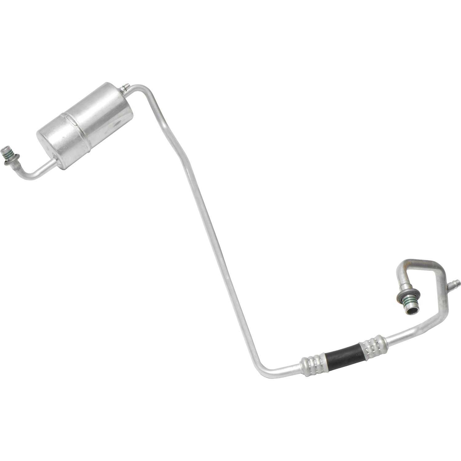Universal Air Conditioner HA 10030C A/C Accumulator with Hose Assembly - Replacement Part for Car AC Systems - Perfect for Auto Repair & Maintenance