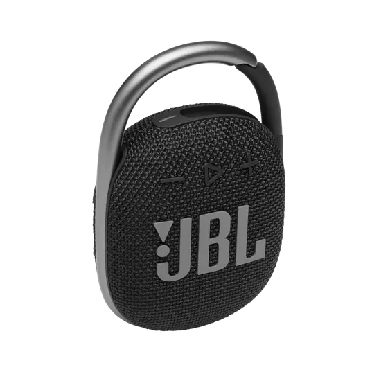 JBL Clip 4 Portable Bluetooth Speaker - Waterproof & Wireless Outdoor Speaker for Hiking, Beach, Pool & Travel (Black)