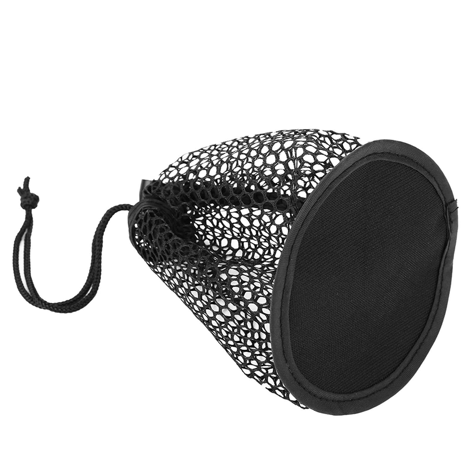 Premium Golf Ball Storage Bag - 12 Ball Capacity Nylon Mesh Drawstring Pouch with Durable Black Design | Perfect for Golf Practice, Driving Range & Course Organization