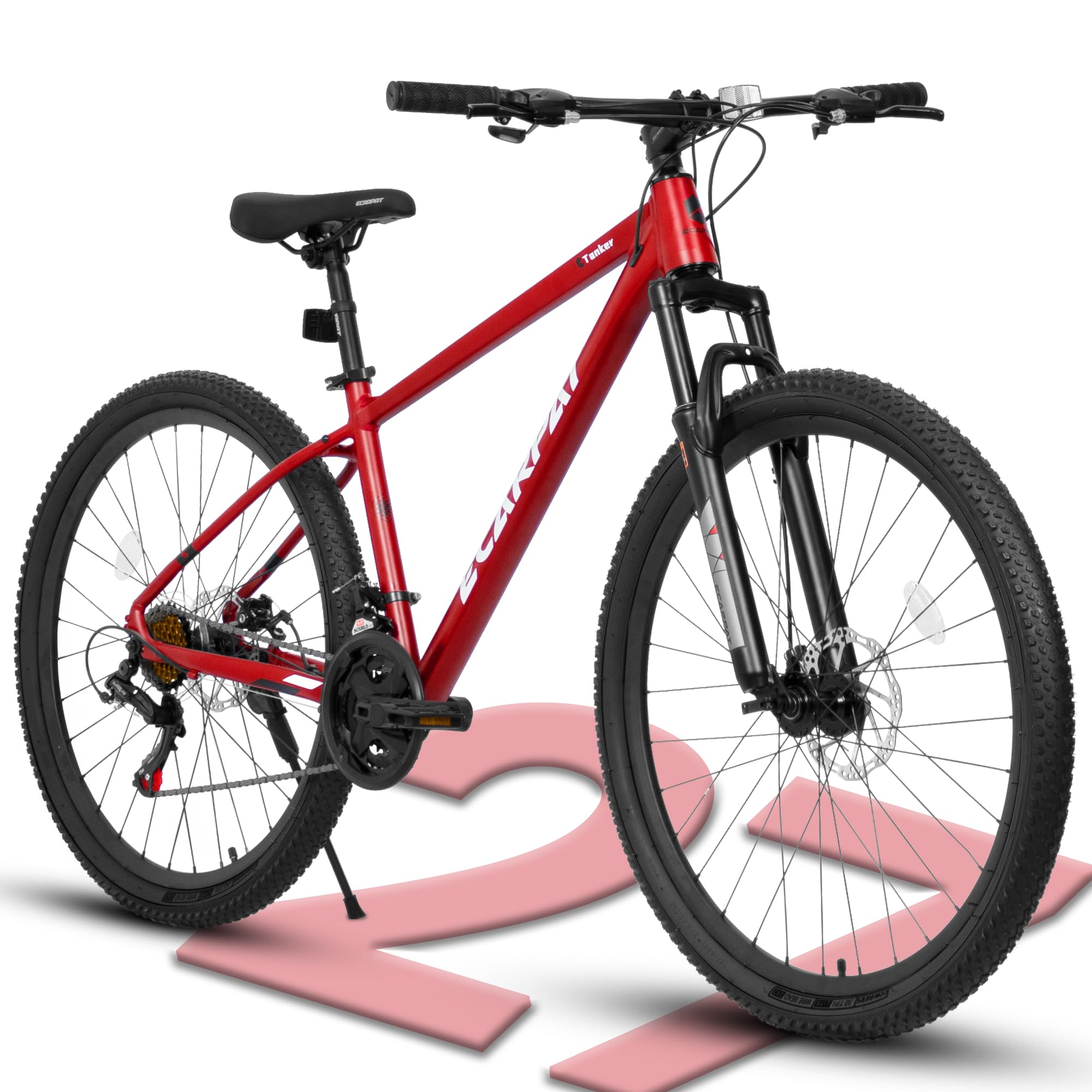 **Women's & Girls' 24/26/27.5 Inch Mountain Bike - 21-Speed Commuter Bicycle for Ages 10+ | Perfect for School, Work, Daily Commuting & Snow Riding | Great Birthday & New Year Gift**