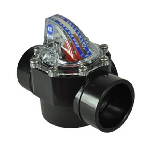 Tsurumi 2-Inch High Flow Water Meter with Check Valve - for Industrial Pumps, Irrigation Systems & Water Treatment Applications