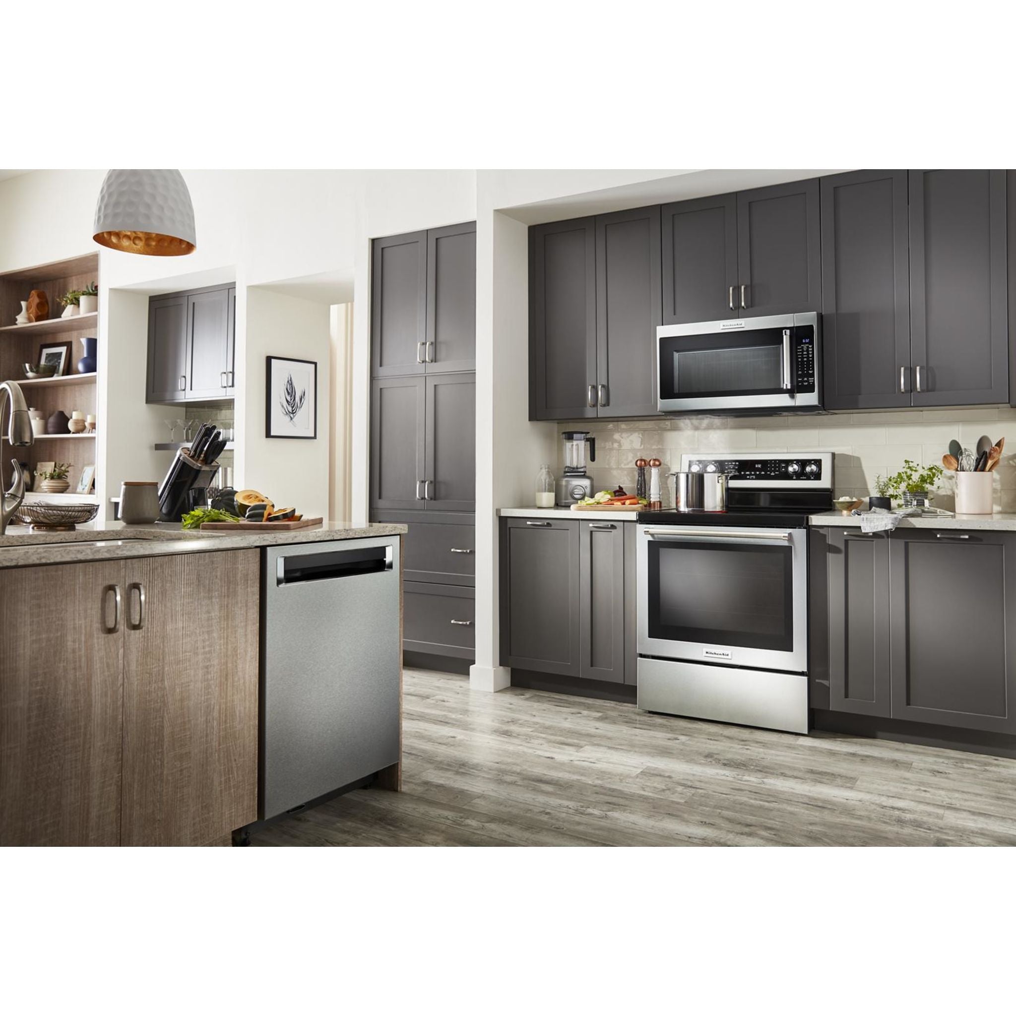 KitchenAid KDPM604KPS 24-Inch Built-In Dishwasher with Stainless Steel Tub - Quiet Operation, 6 Wash Cycles, Energy Star Certified - Perfect for Small to Medium Kitchens & Open-Concept Homes