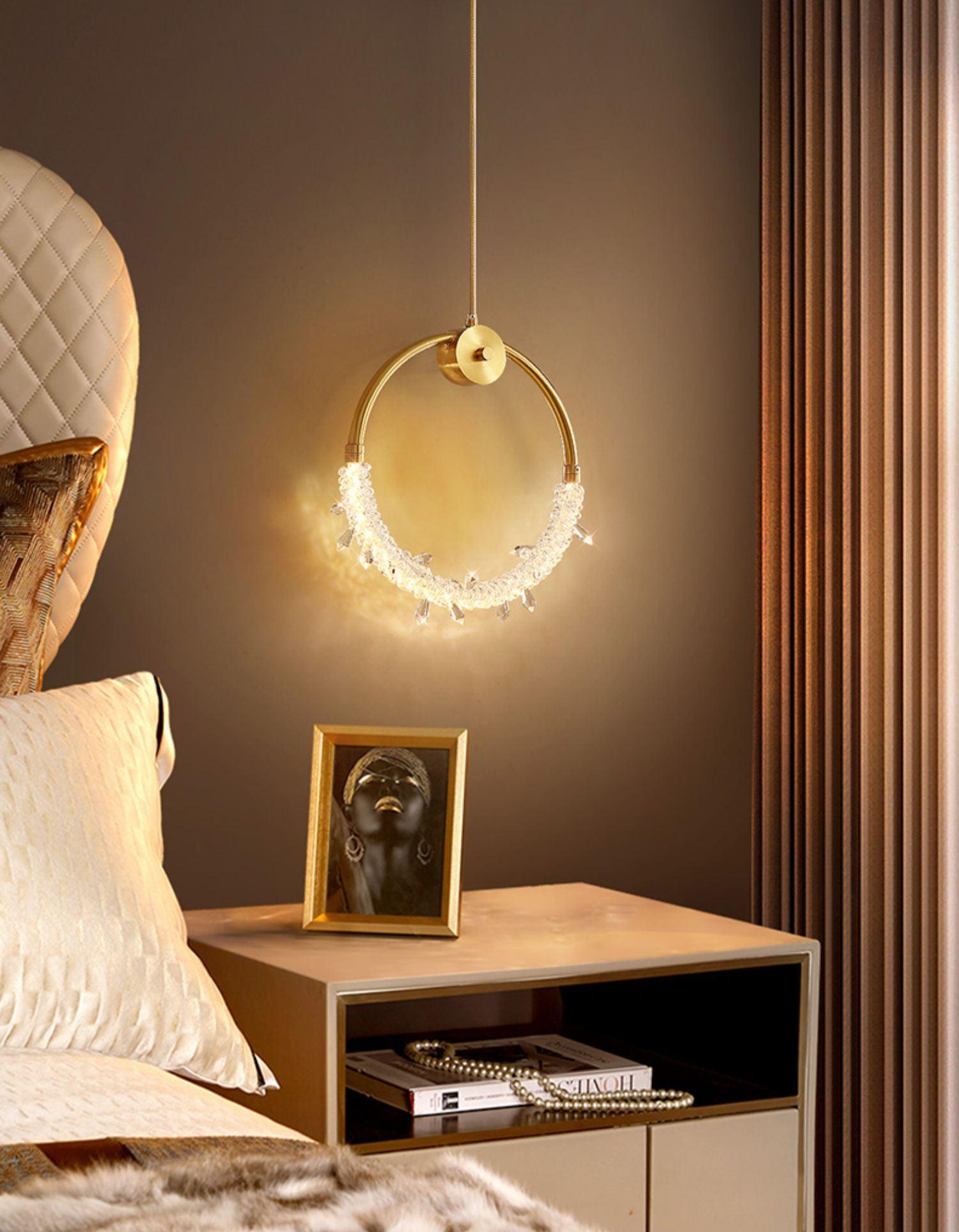 BU08P15G Modern Pendant Light - Elegant Hanging Ceiling Fixture for Kitchen, Dining Room, and Bedroom Lighting