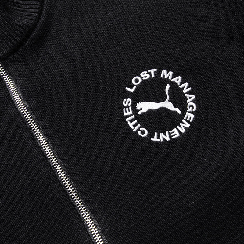 Lost Management Cities x Puma Full Zip Jacket - Black | Men's Streetwear Hoodie for Urban Fashion & Outdoor Activities