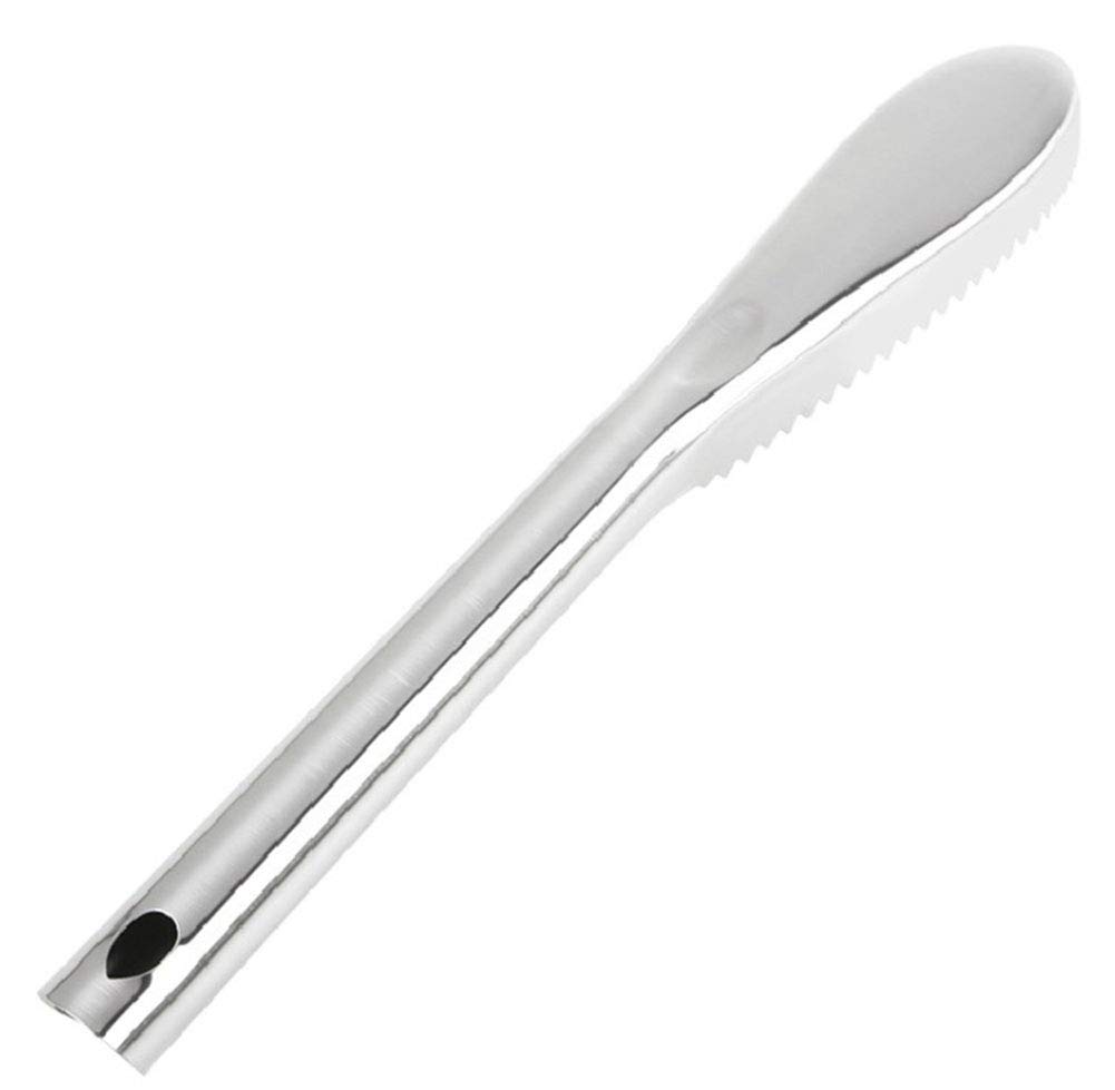 WOIWO Stainless Steel Fish Scale Scraper - Durable Kitchen Tool for Removing Fish Scales Easily - Perfect for Home Cooking, Fishing Trips & Professional Chefs