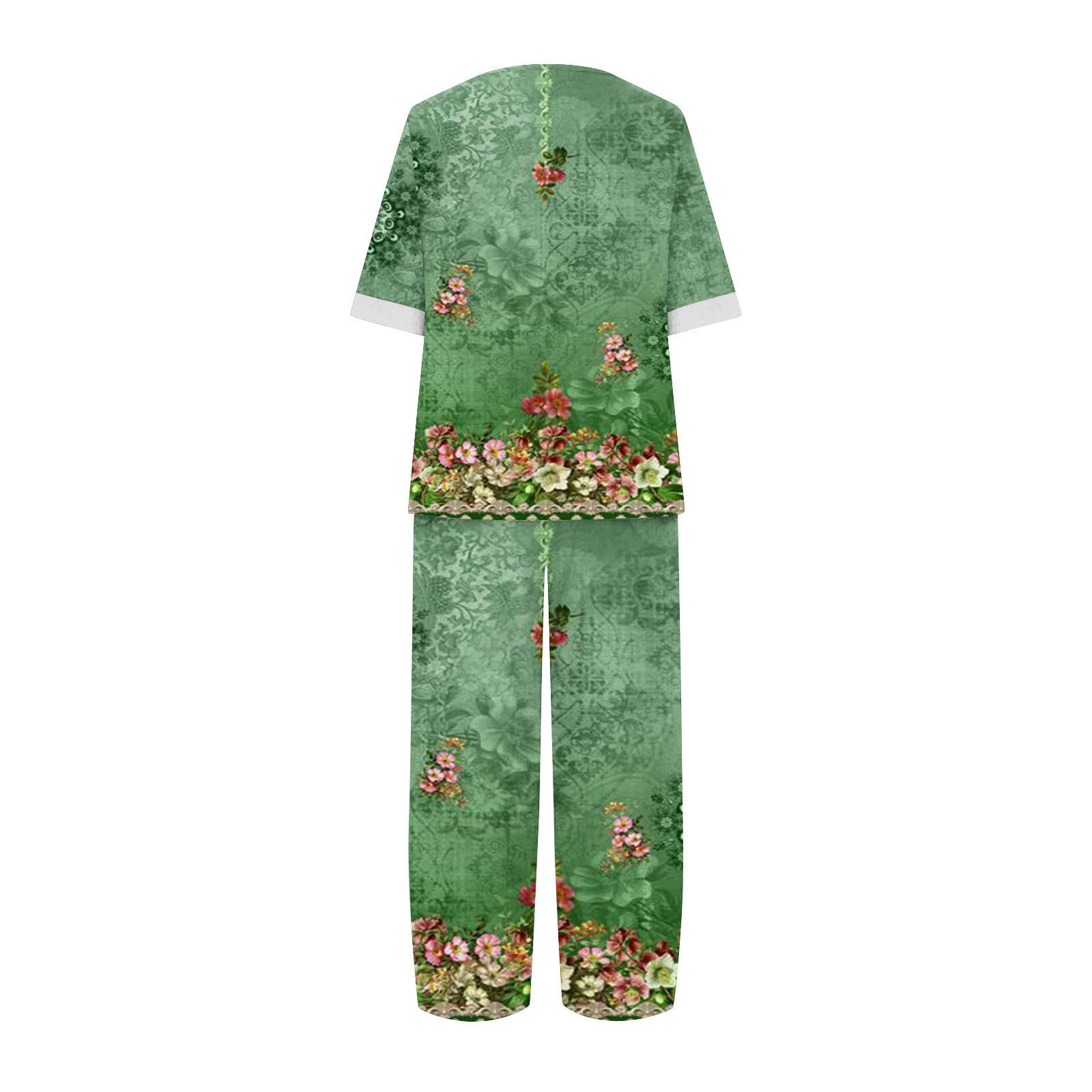 Women's 2-Piece Matching Short Set - Summer Lounge & Beach Outfit | Casual Comfort Wear for Women | Perfect for Vacation, Poolside Relaxation, and Everyday Summer Style