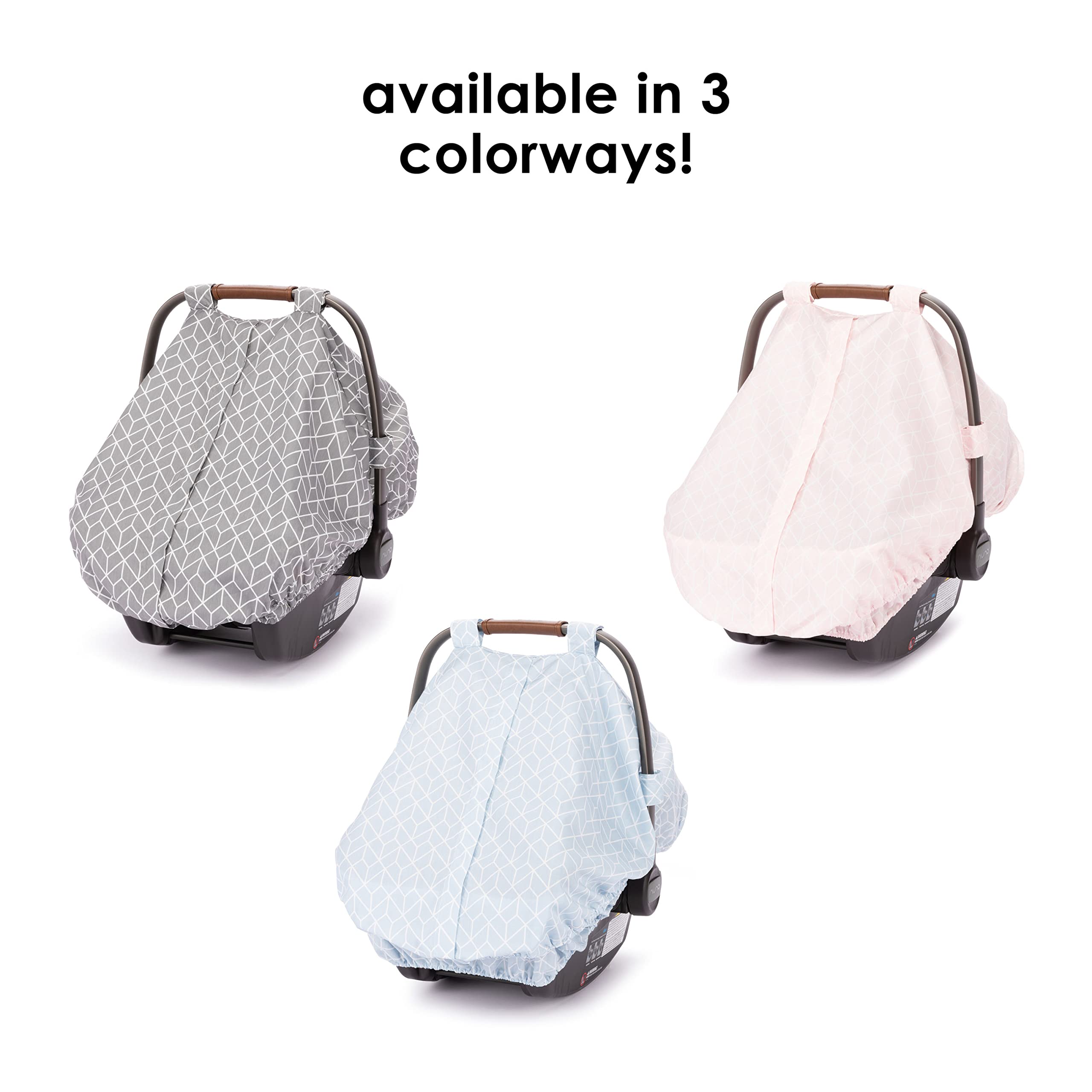 Diono Universal Infant Car Seat Cover - Adjustable, Breathable Baby Canopy with Insect Net & Weather Protection - Pink | Perfect for Strollers, Travel, and Outdoor Adventures