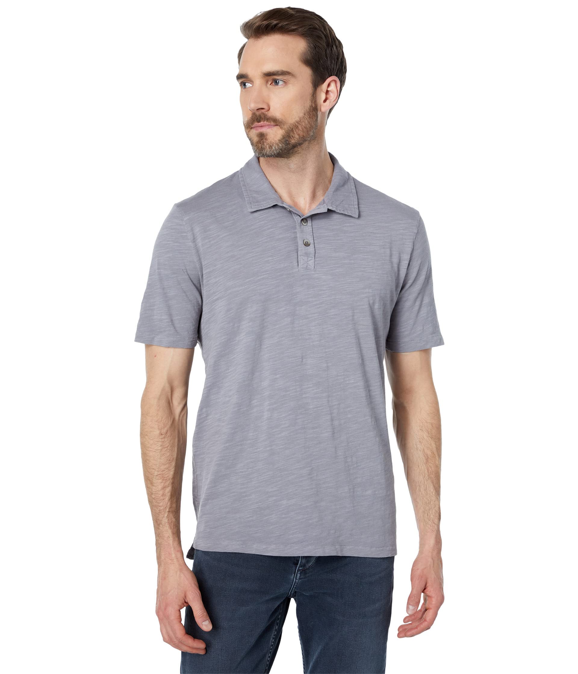 Zuma Men's Short Sleeve Polo Shirt - Breathable Slub Jersey Fabric - Casual & Business Wear for Summer Outdoor Activities