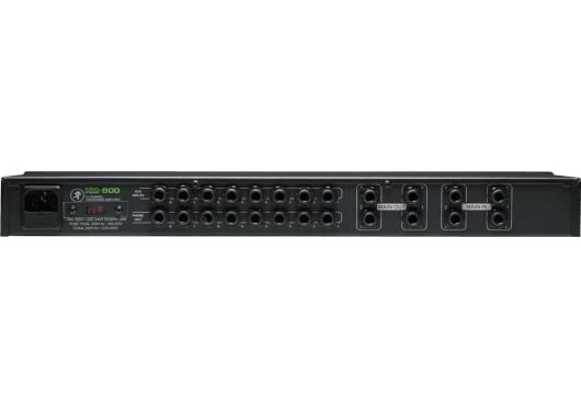 Mackie HM-800 8-Channel Professional Headphone Amplifier Rack Mount - 8 Inputs x 16 Headphones Outputs for Studio Recording, Live Sound & Podcasting