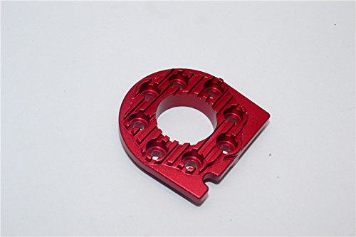 Upgrade Aluminum Motor Mount Plate with Heat Sink for Tamiya TT-01 RC Car - High Performance 1Pc Red Replacement Part - Perfect for Drift Racing and DIY RC Model Customization