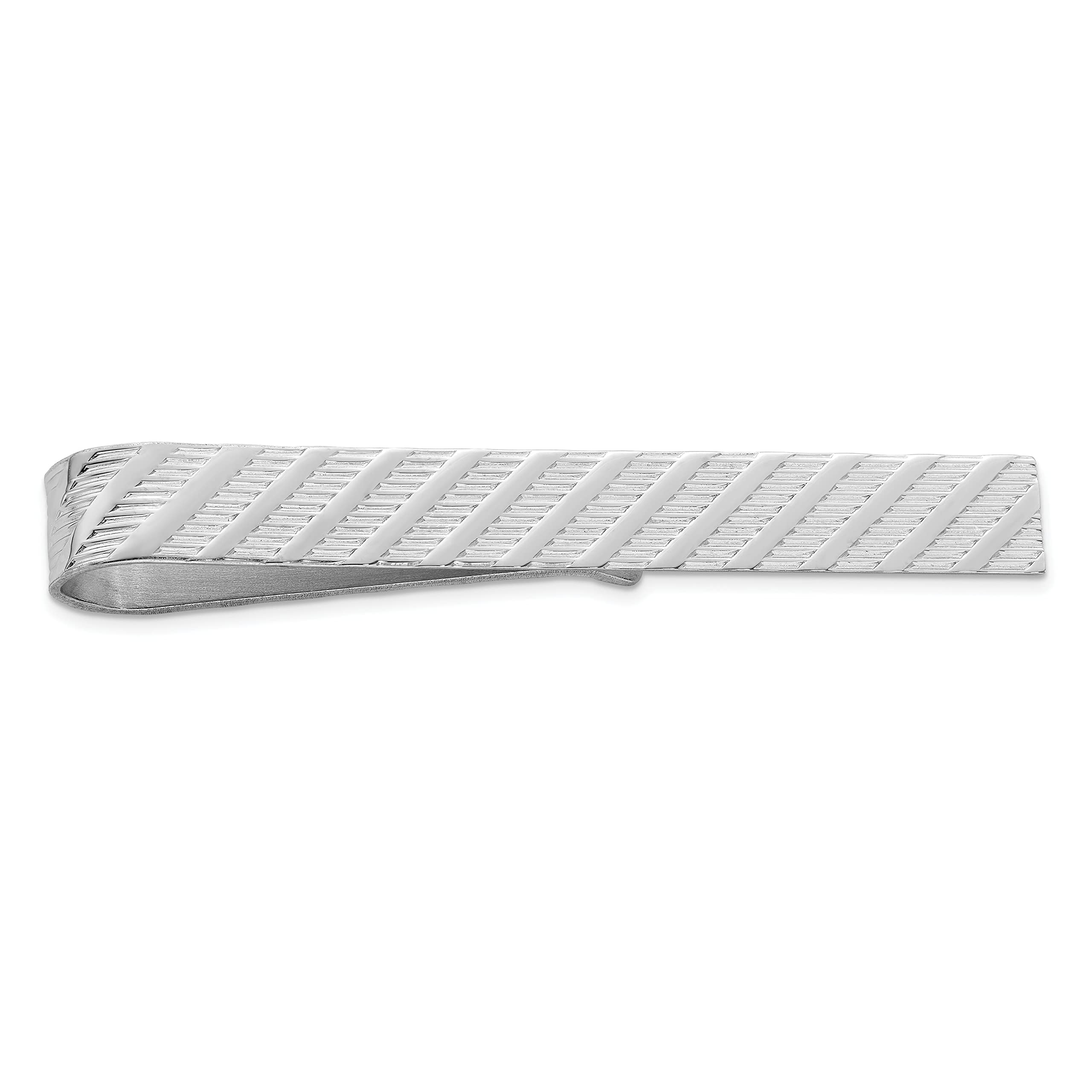 Sterling Silver Tie Bar Clip for Men - Elegant & Durable Tie Accessory for Weddings, Business & Formal Events